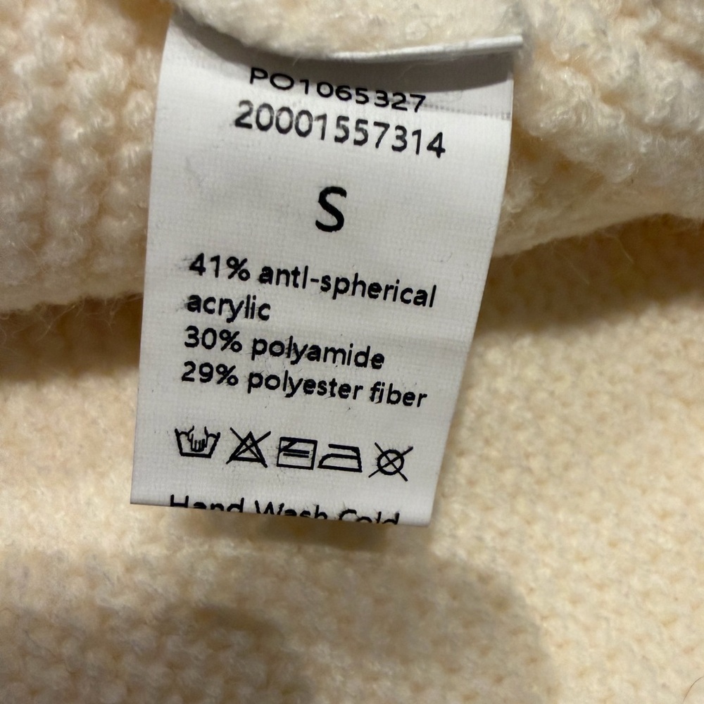 Source Unknown Soft Yellow Cable Knit Sweater - Picture 5 of 5